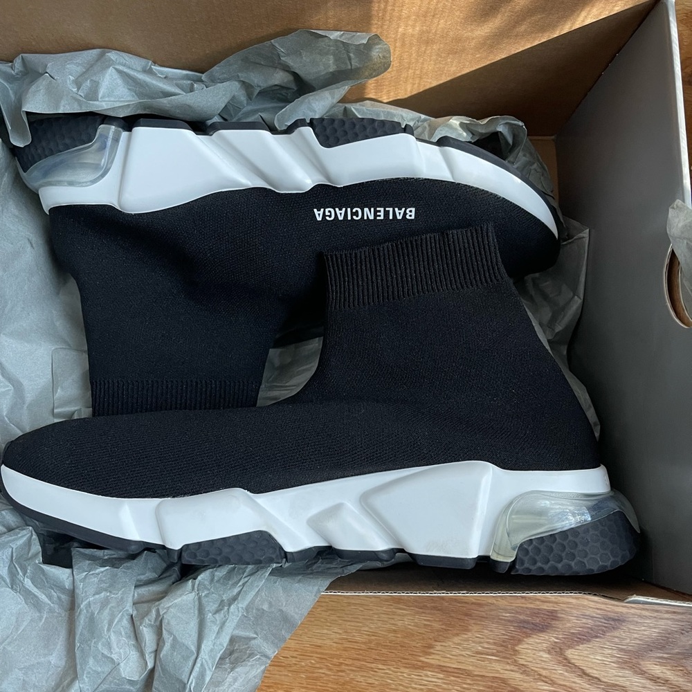 SOLD!! 100% Authentic Balenciaga Speed Light Sneaker Clear NEW IN BOX 9 43 11 - Picture 1 of 7